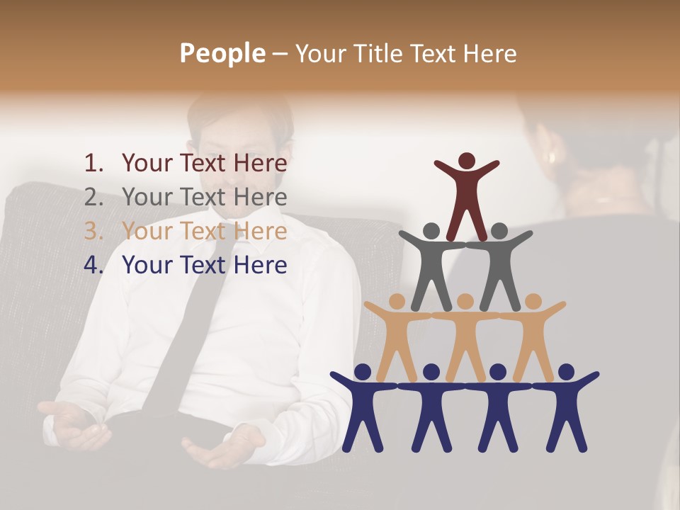 Counseling Depression Help PowerPoint Template