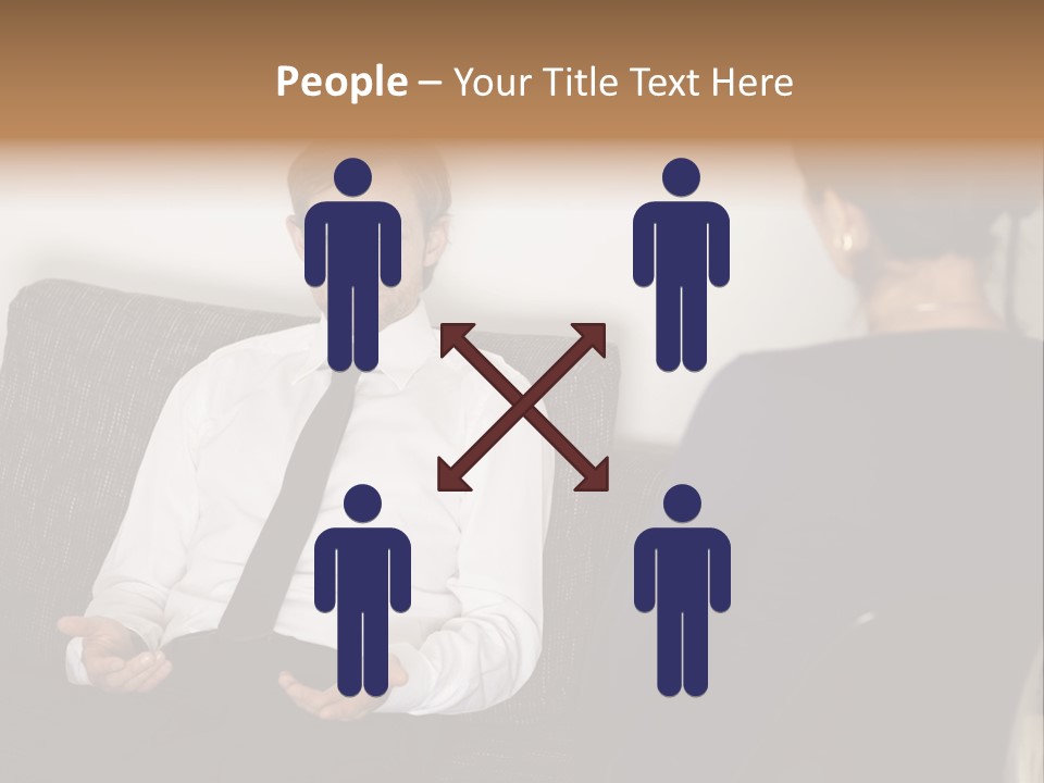 Counseling Depression Help PowerPoint Template