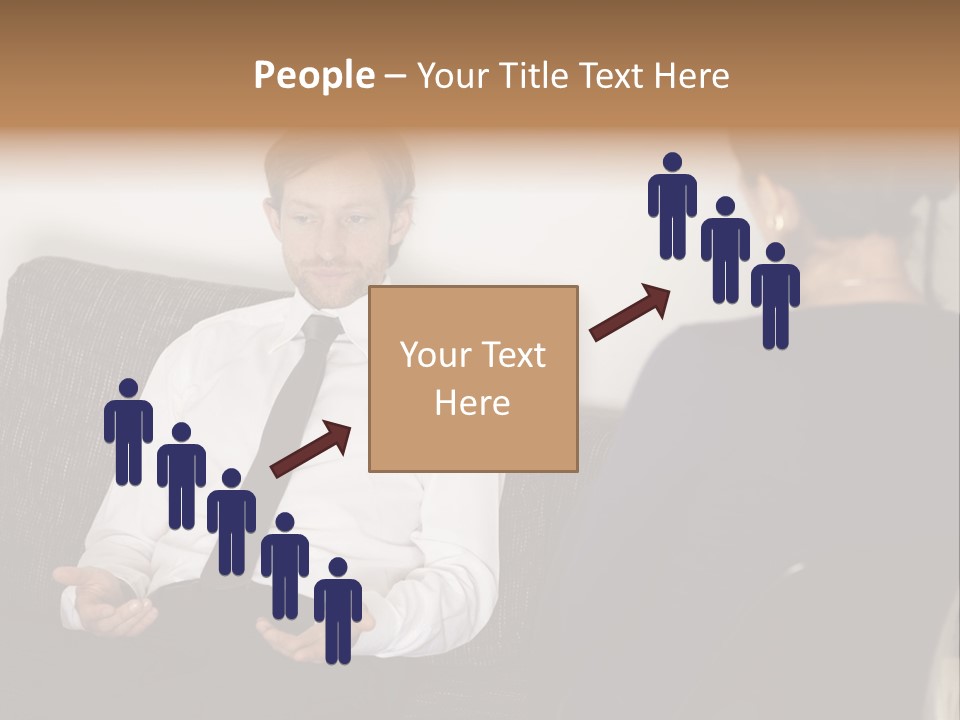 Counseling Depression Help PowerPoint Template