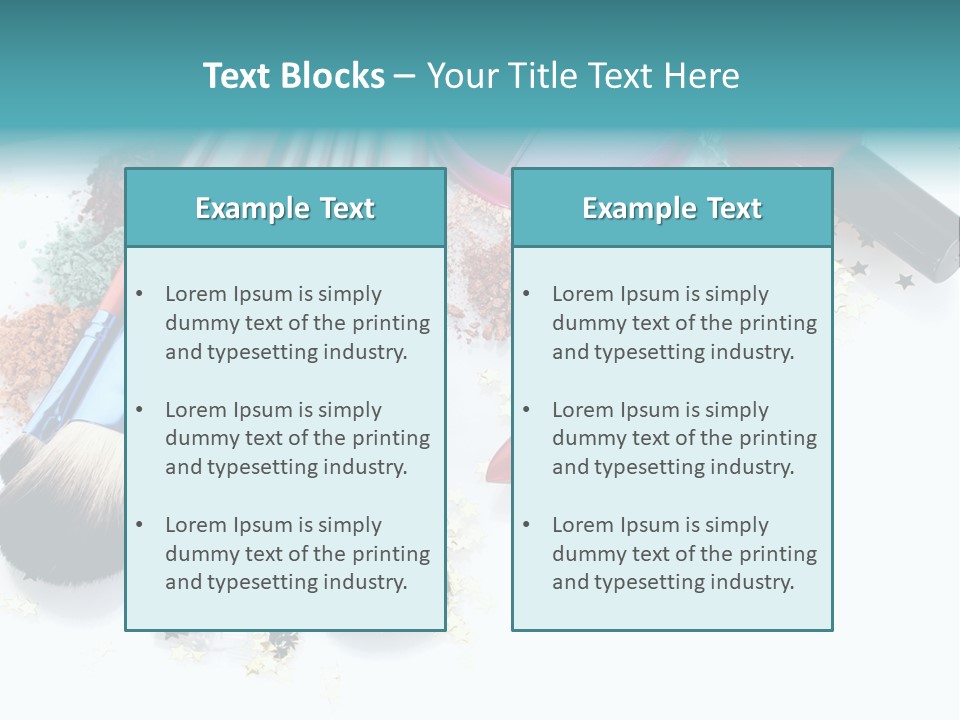 Isolated Paint Female PowerPoint Template