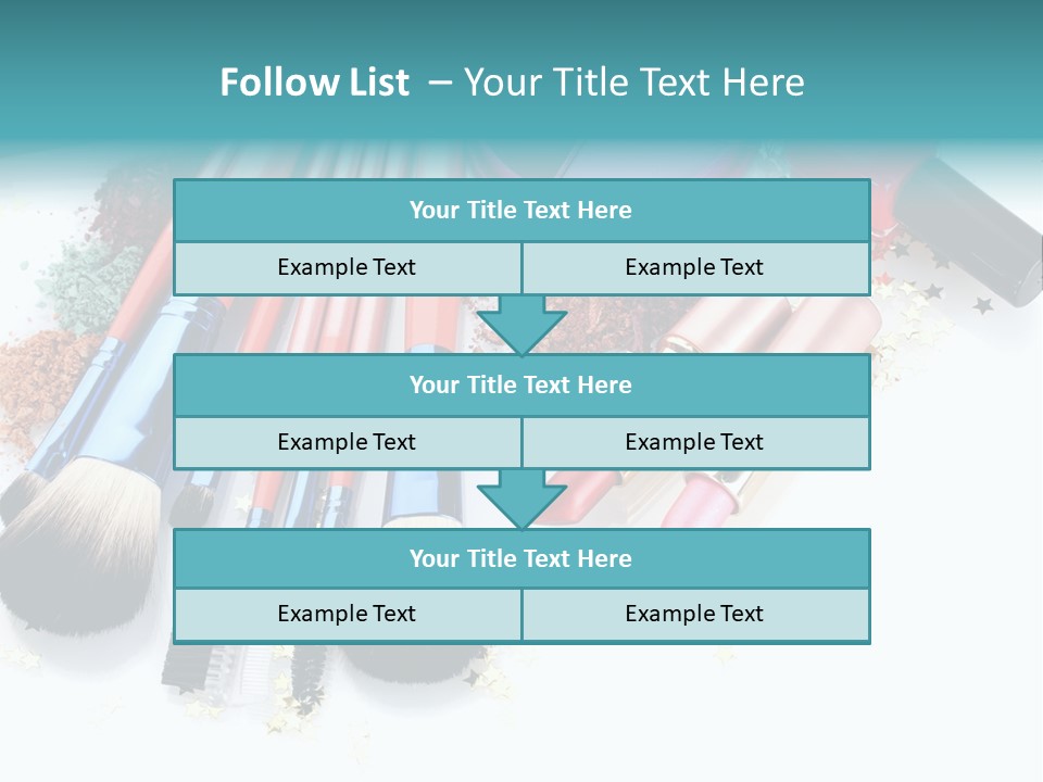Isolated Paint Female PowerPoint Template