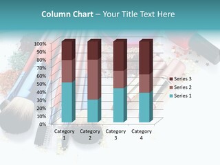 Isolated Paint Female PowerPoint Template