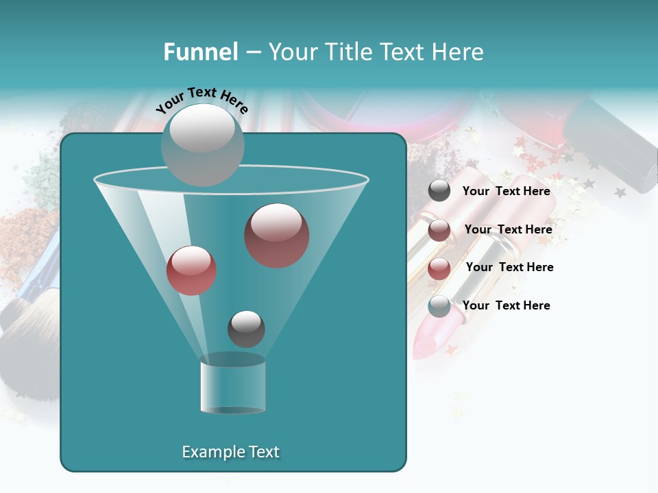 Isolated Paint Female PowerPoint Template