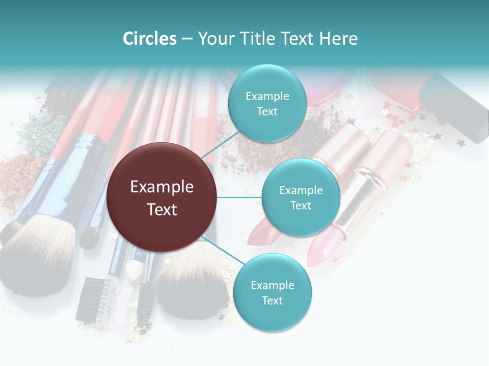 Isolated Paint Female PowerPoint Template