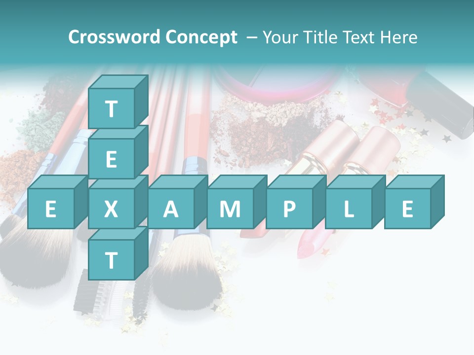 Isolated Paint Female PowerPoint Template