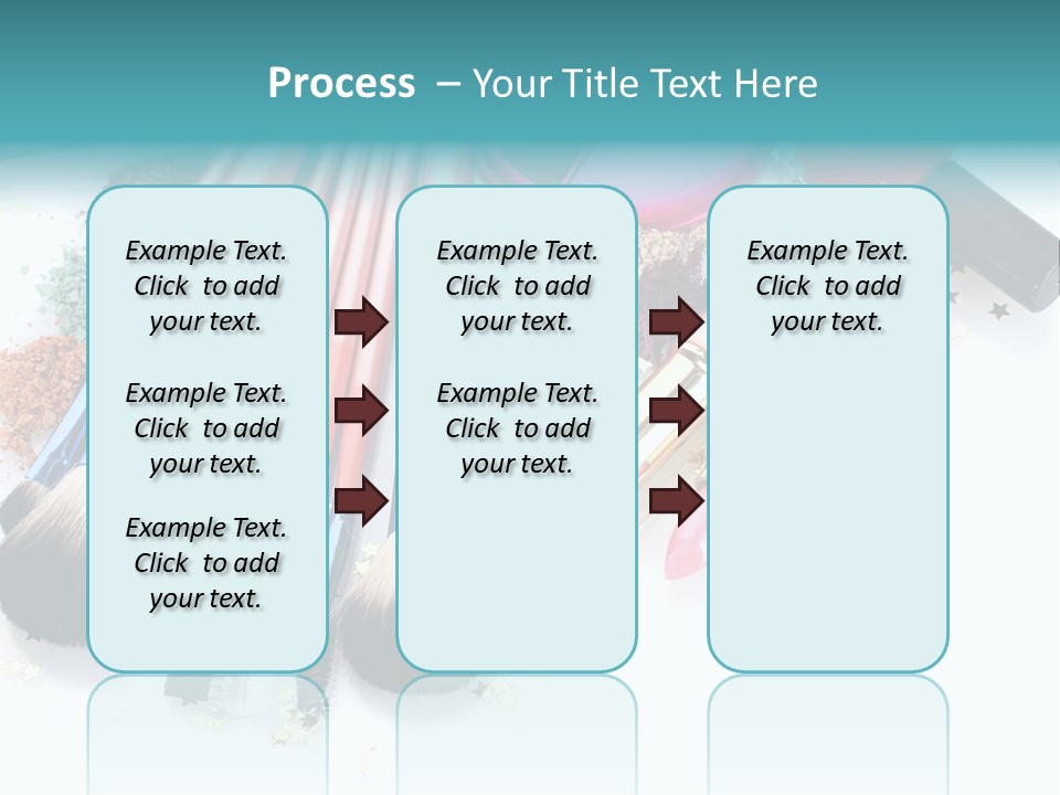 Isolated Paint Female PowerPoint Template