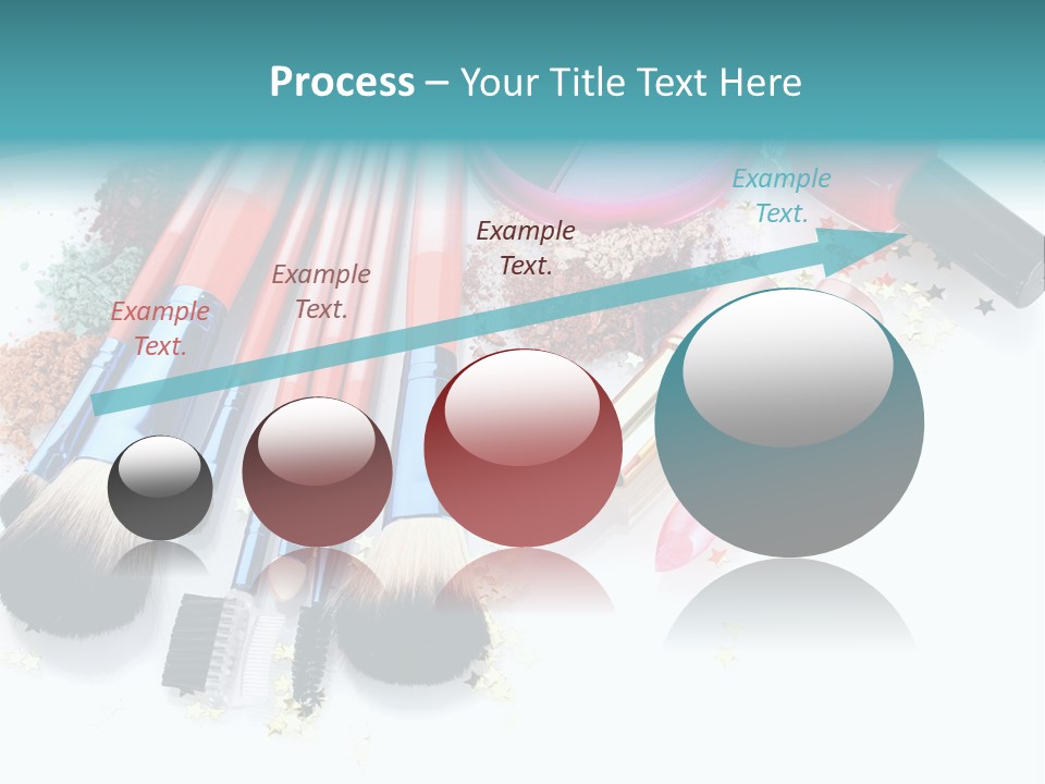 Isolated Paint Female PowerPoint Template