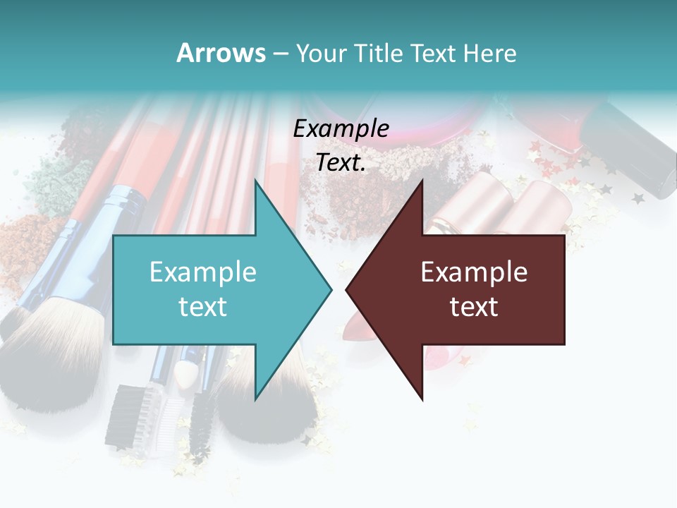 Isolated Paint Female PowerPoint Template