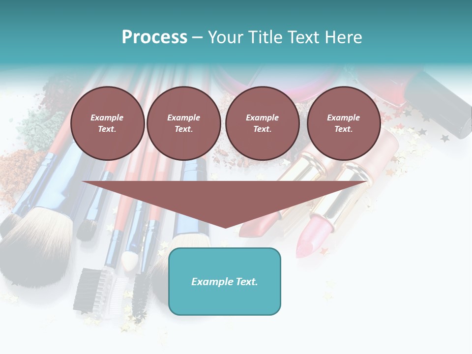 Isolated Paint Female PowerPoint Template