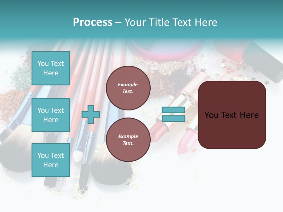 Isolated Paint Female PowerPoint Template
