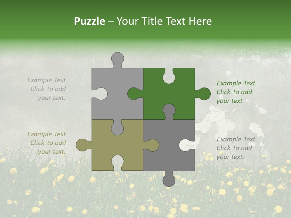 Grass Culture Textured PowerPoint Template