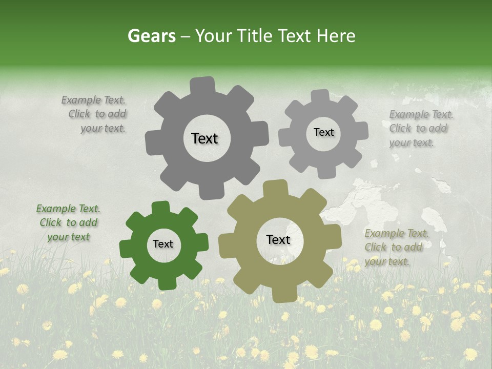 Grass Culture Textured PowerPoint Template