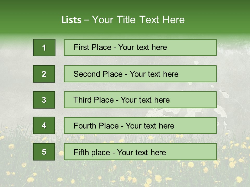 Grass Culture Textured PowerPoint Template