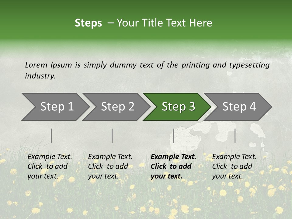 Grass Culture Textured PowerPoint Template