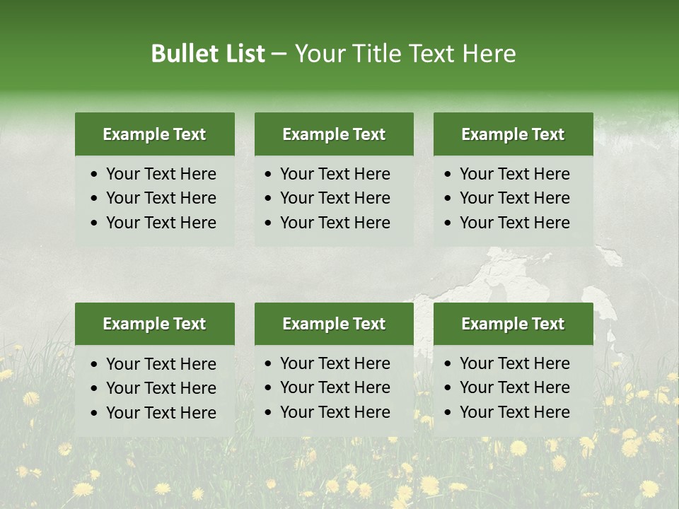 Grass Culture Textured PowerPoint Template