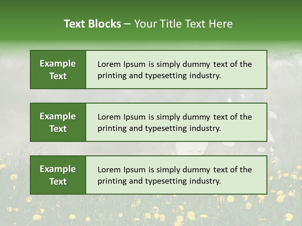 Grass Culture Textured PowerPoint Template