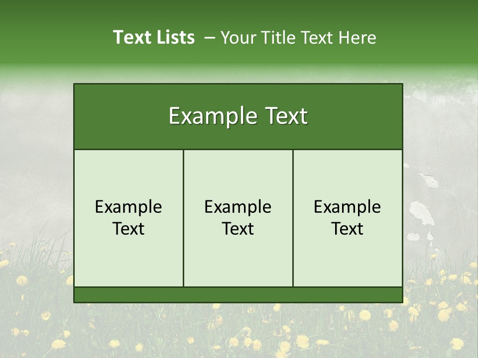 Grass Culture Textured PowerPoint Template