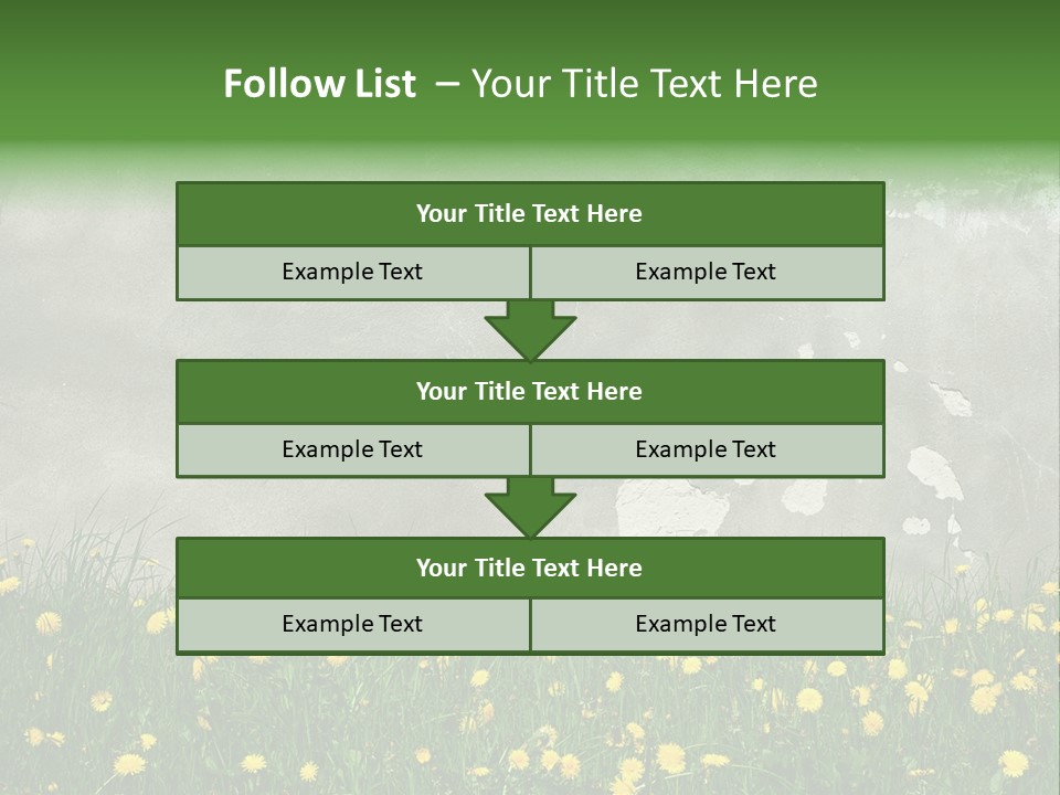 Grass Culture Textured PowerPoint Template