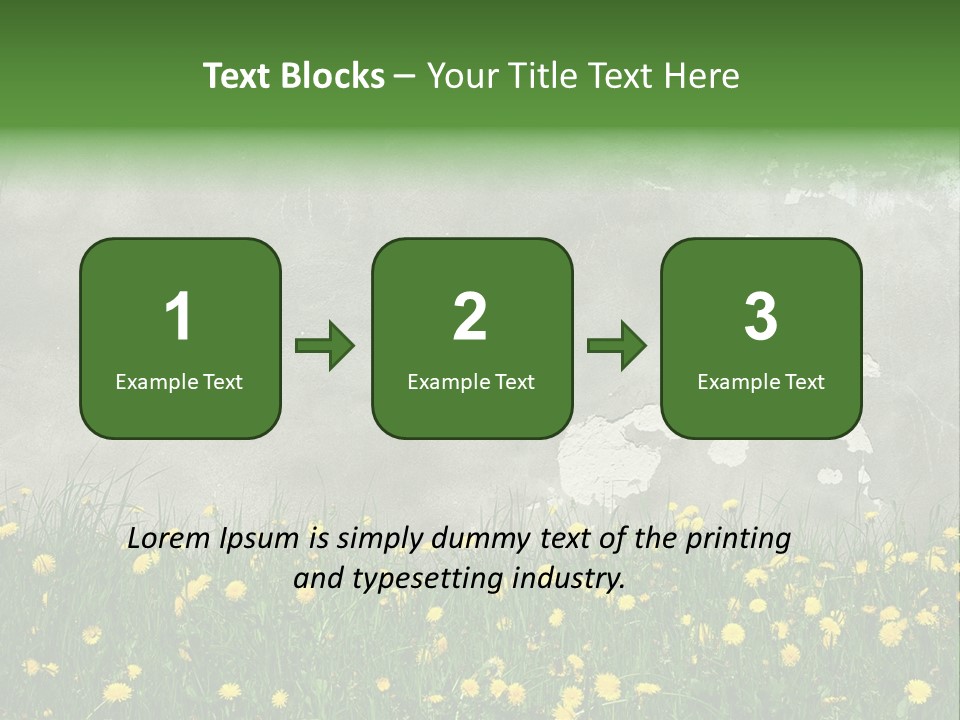 Grass Culture Textured PowerPoint Template