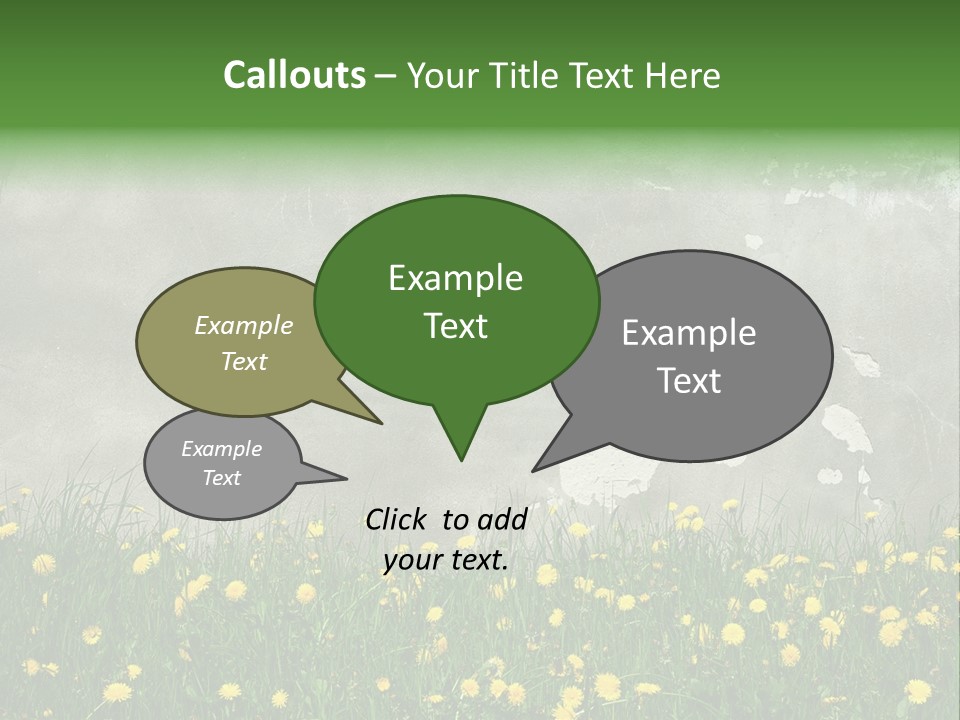 Grass Culture Textured PowerPoint Template