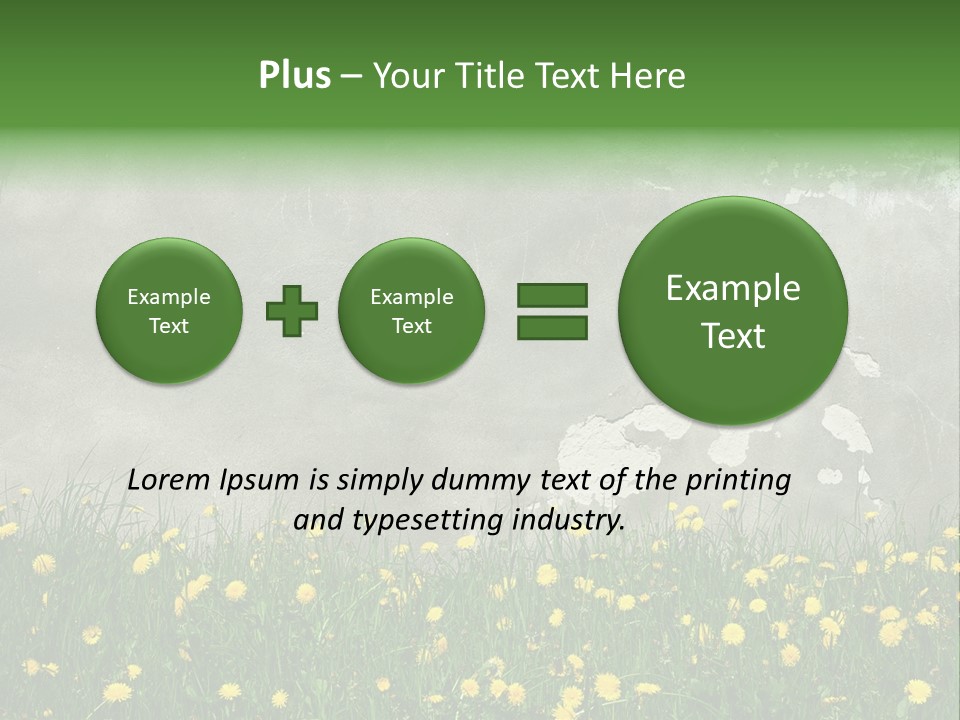 Grass Culture Textured PowerPoint Template
