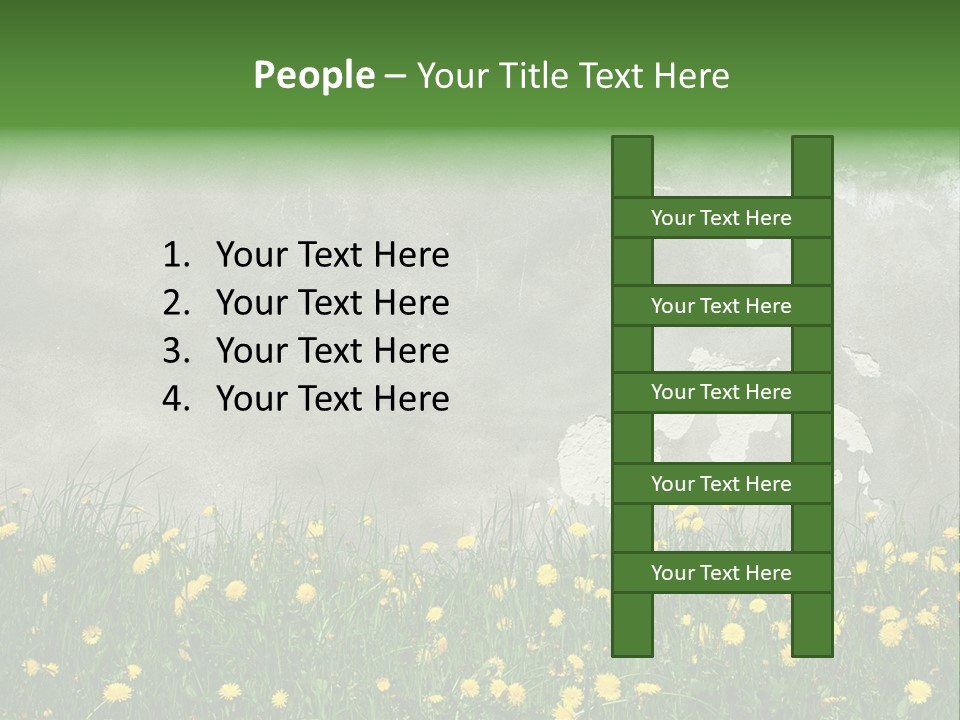 Grass Culture Textured PowerPoint Template