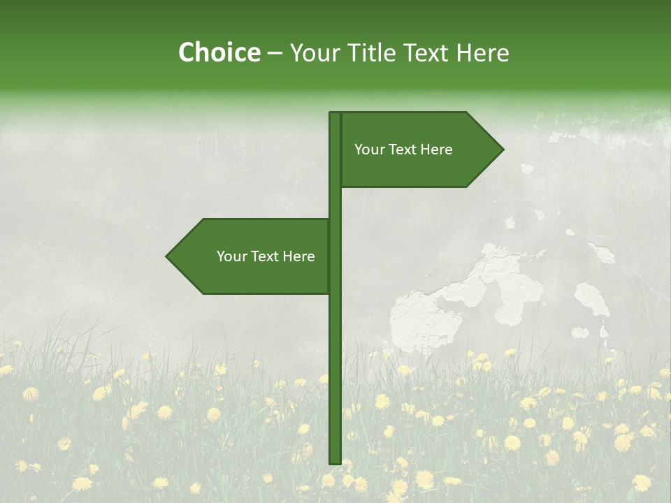 Grass Culture Textured PowerPoint Template