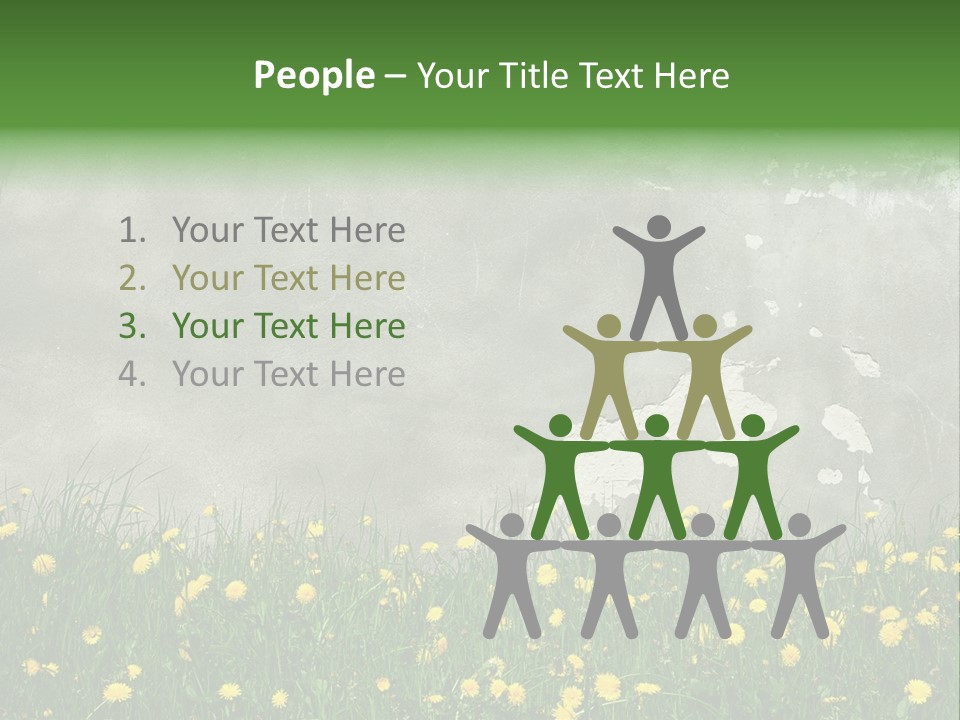 Grass Culture Textured PowerPoint Template