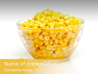 Tinned Preparation White Background PowerPoint Template