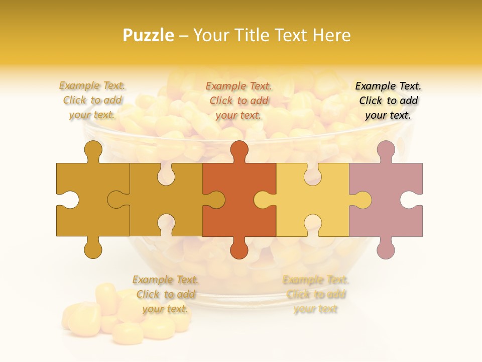 Tinned Preparation White Background PowerPoint Template