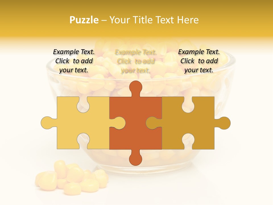 Tinned Preparation White Background PowerPoint Template