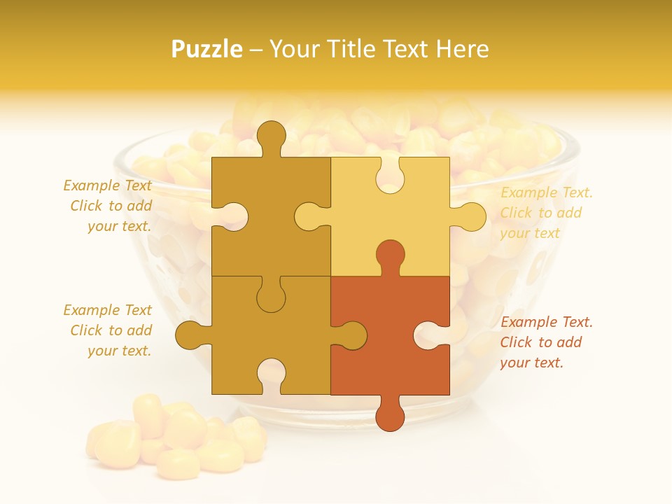 Tinned Preparation White Background PowerPoint Template