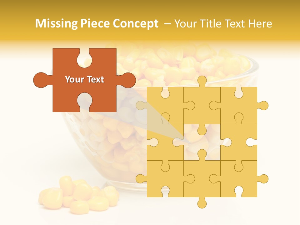 Tinned Preparation White Background PowerPoint Template