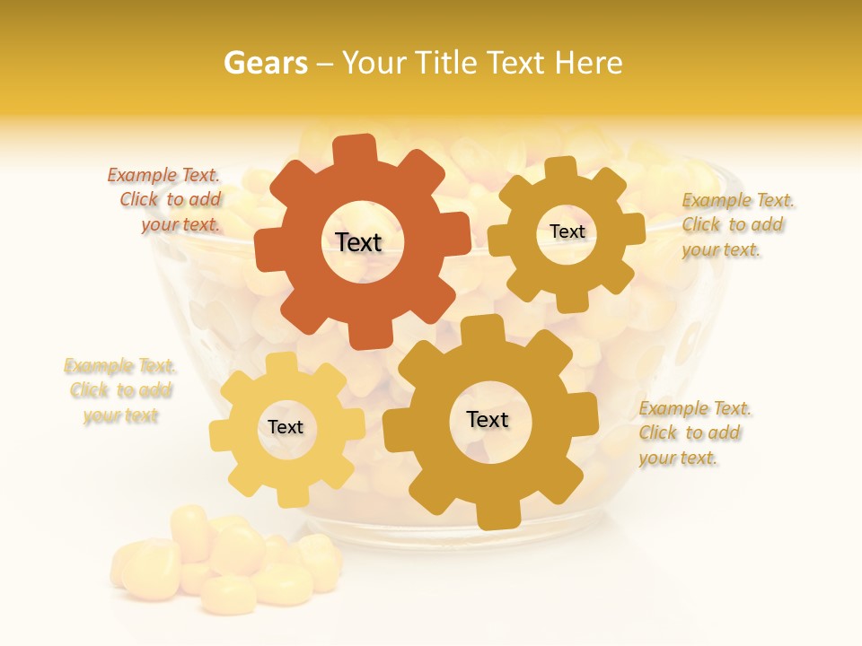 Tinned Preparation White Background PowerPoint Template