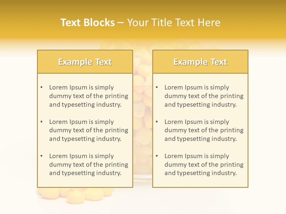 Tinned Preparation White Background PowerPoint Template