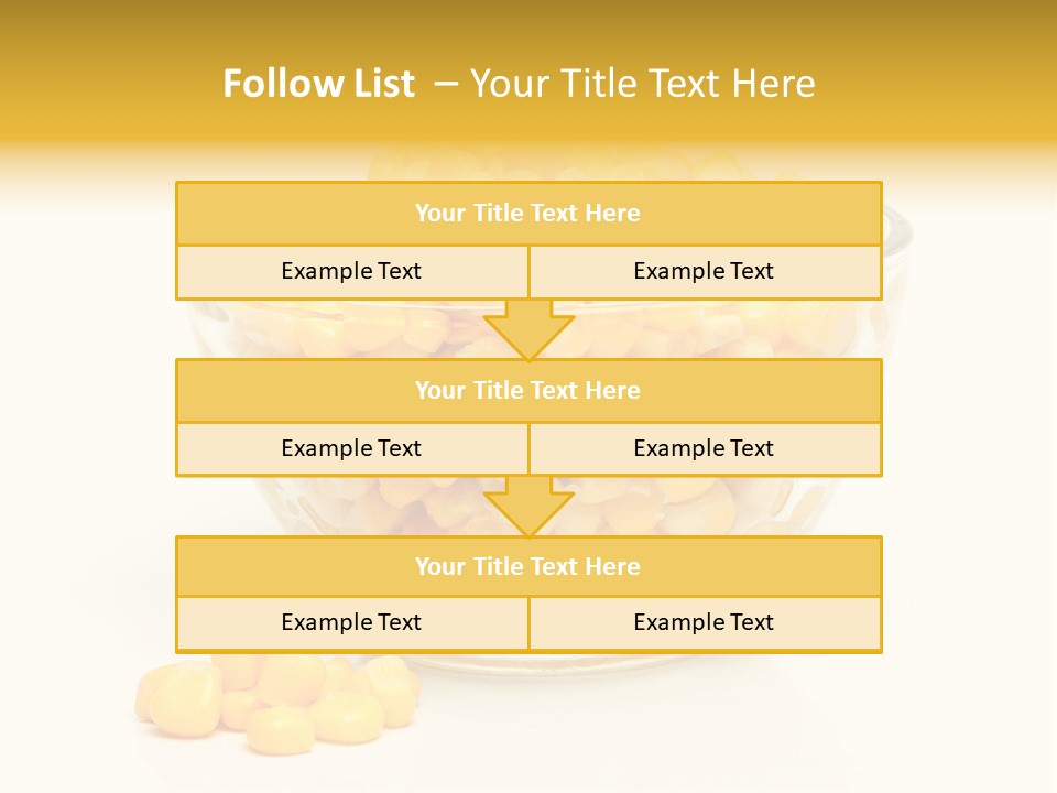 Tinned Preparation White Background PowerPoint Template
