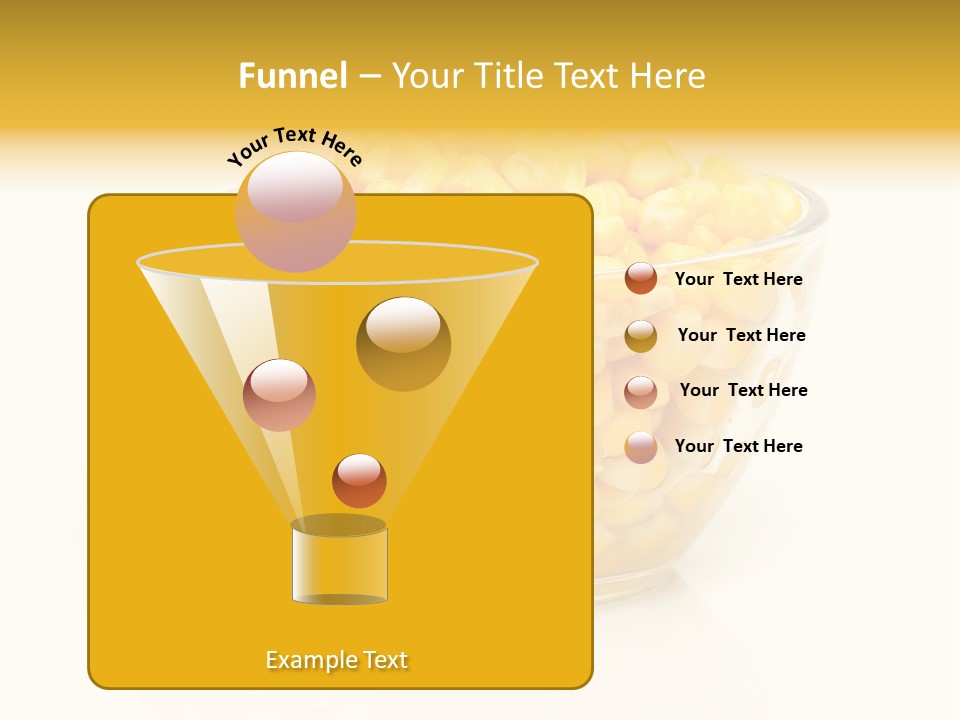 Tinned Preparation White Background PowerPoint Template