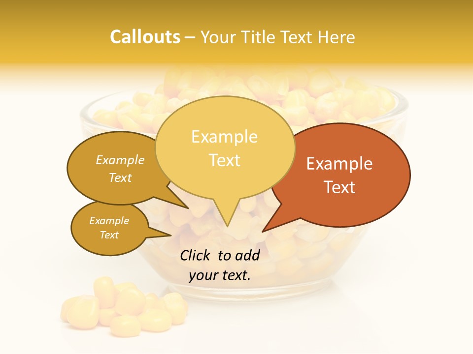 Tinned Preparation White Background PowerPoint Template