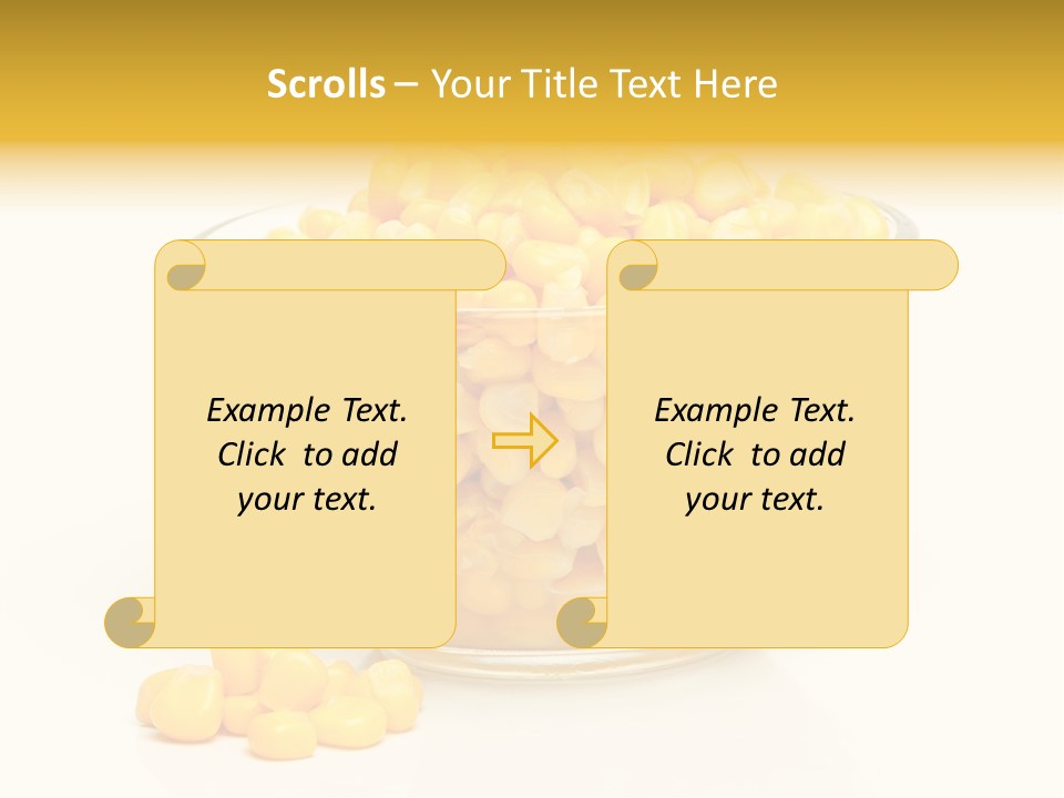 Tinned Preparation White Background PowerPoint Template