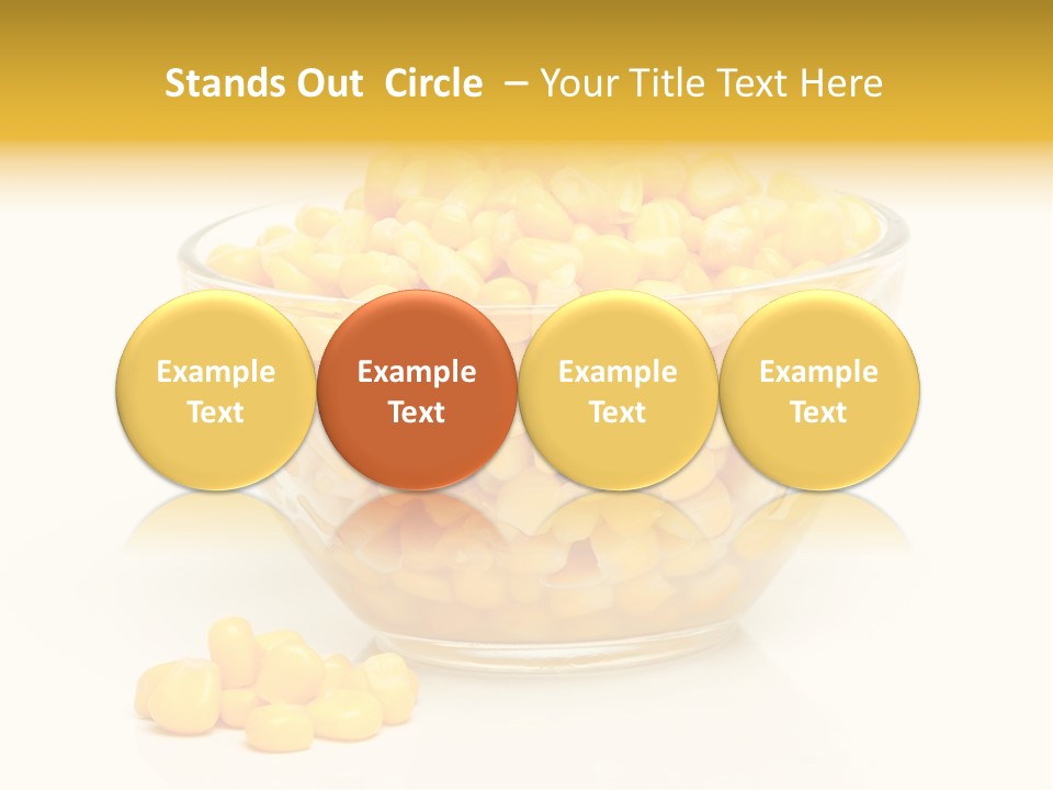 Tinned Preparation White Background PowerPoint Template