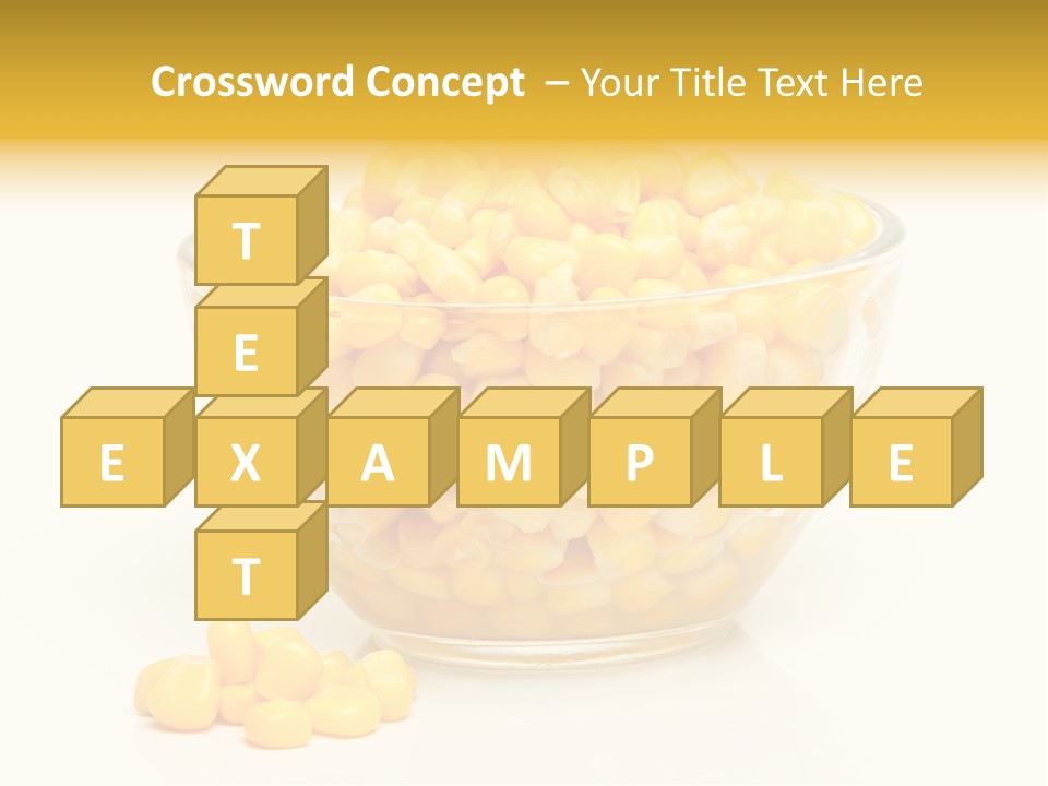 Tinned Preparation White Background PowerPoint Template