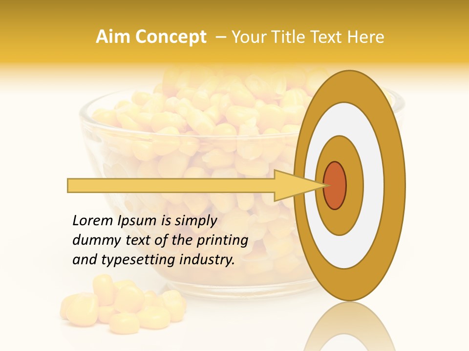 Tinned Preparation White Background PowerPoint Template