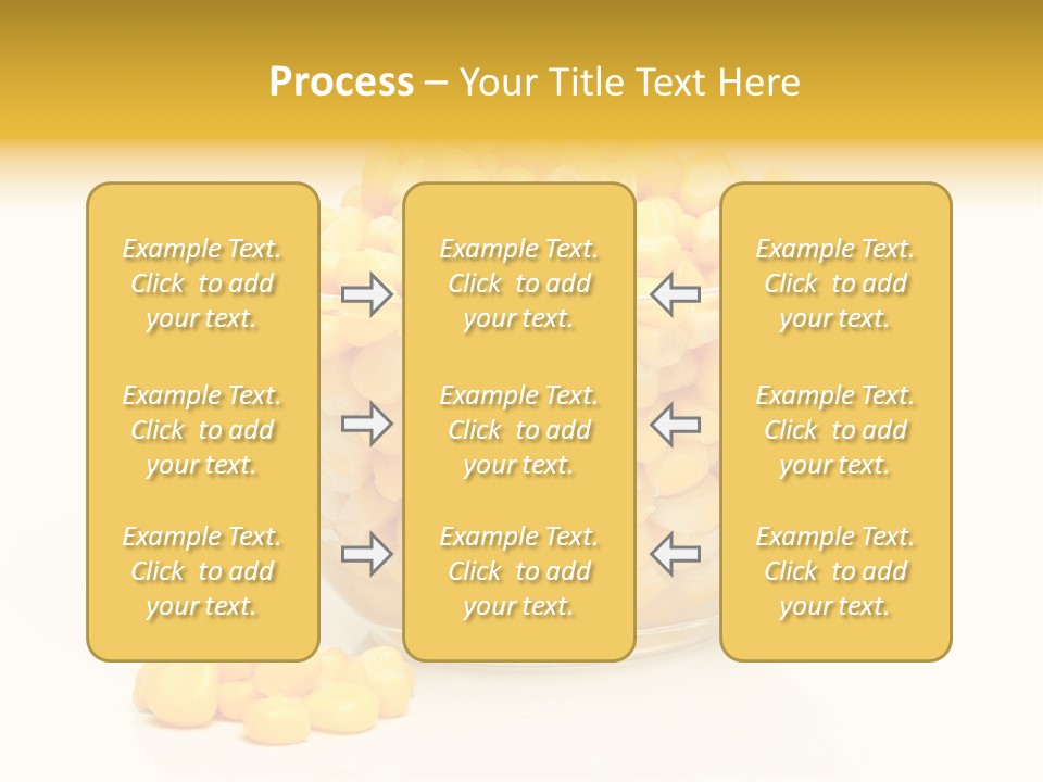 Tinned Preparation White Background PowerPoint Template