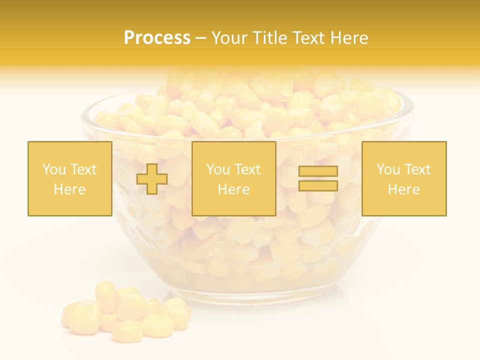Tinned Preparation White Background PowerPoint Template