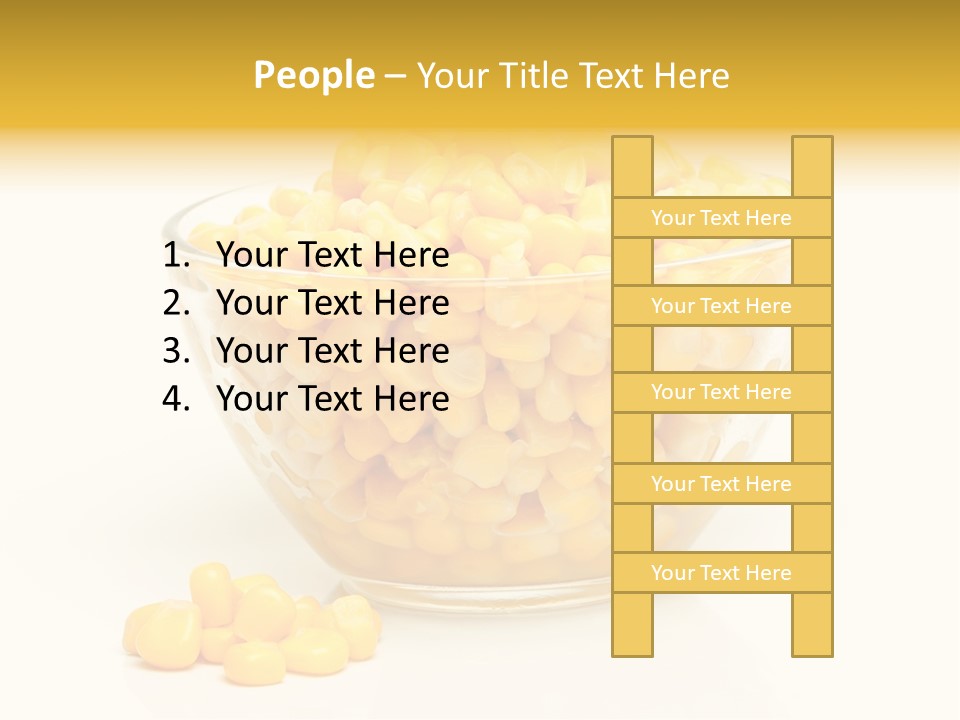 Tinned Preparation White Background PowerPoint Template