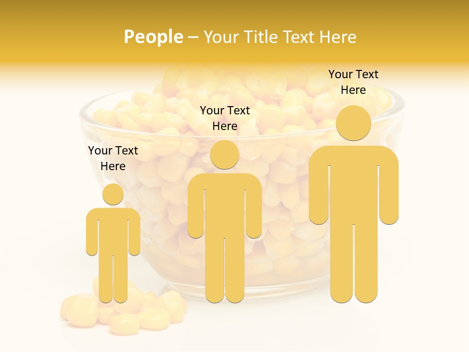 Tinned Preparation White Background PowerPoint Template