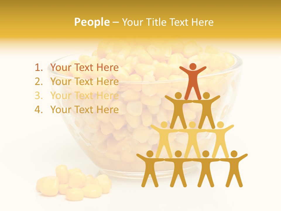 Tinned Preparation White Background PowerPoint Template