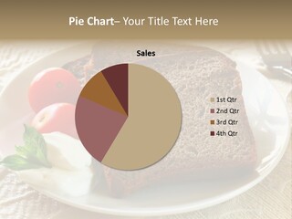 Crust Brown Cheese PowerPoint Template