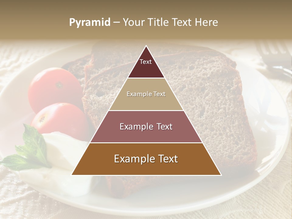 Crust Brown Cheese PowerPoint Template