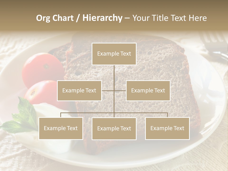 Crust Brown Cheese PowerPoint Template